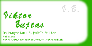 viktor bujtas business card